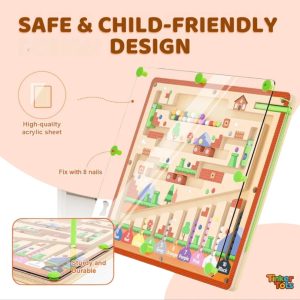 Монтесори магнитен лабиринт