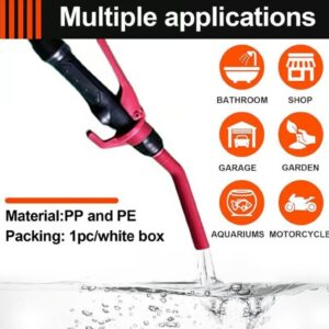 Hordozható tömlő pumpával