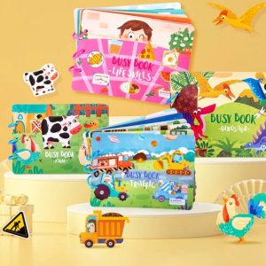 Montessori klusuma grāmata bērniem