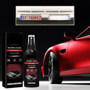 Niewidoczny spray do tablic rejestracyjnych