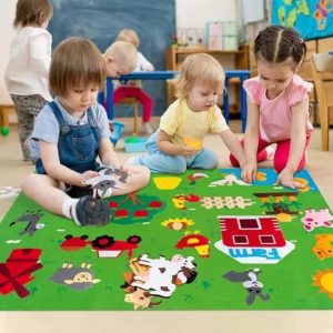 1+1 GRATIS - Dečija tabla od filca sa dodatcima