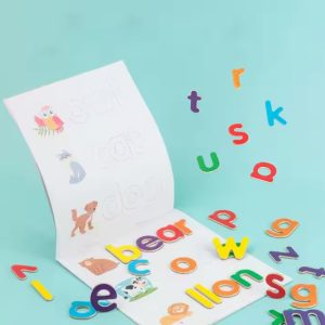 Montessori magnetna knjiga spelovanja reči