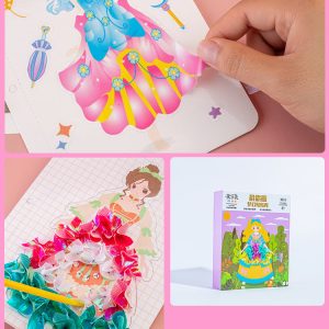 Montessori kniha - kreatívna sada na maľovanie